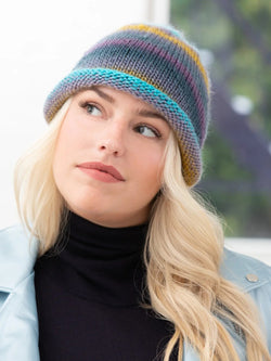 Troy Hills Hat (Knit) by Lion Brand Yarn