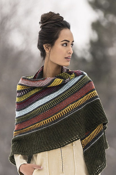 14 Color Woolstok Light Shawl