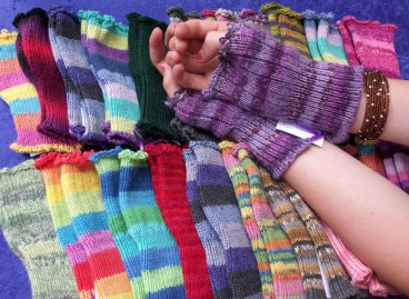 lots of colorful wristers